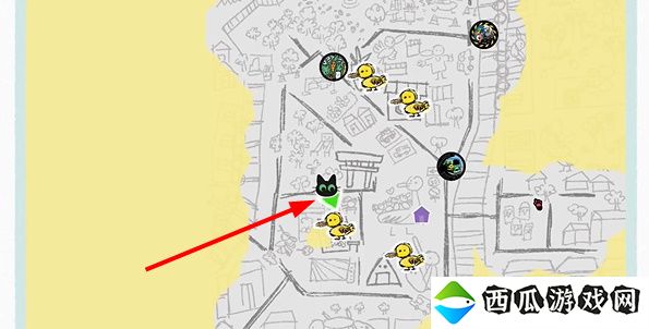 《小猫咪大城市》4只橡皮鸭位置介绍