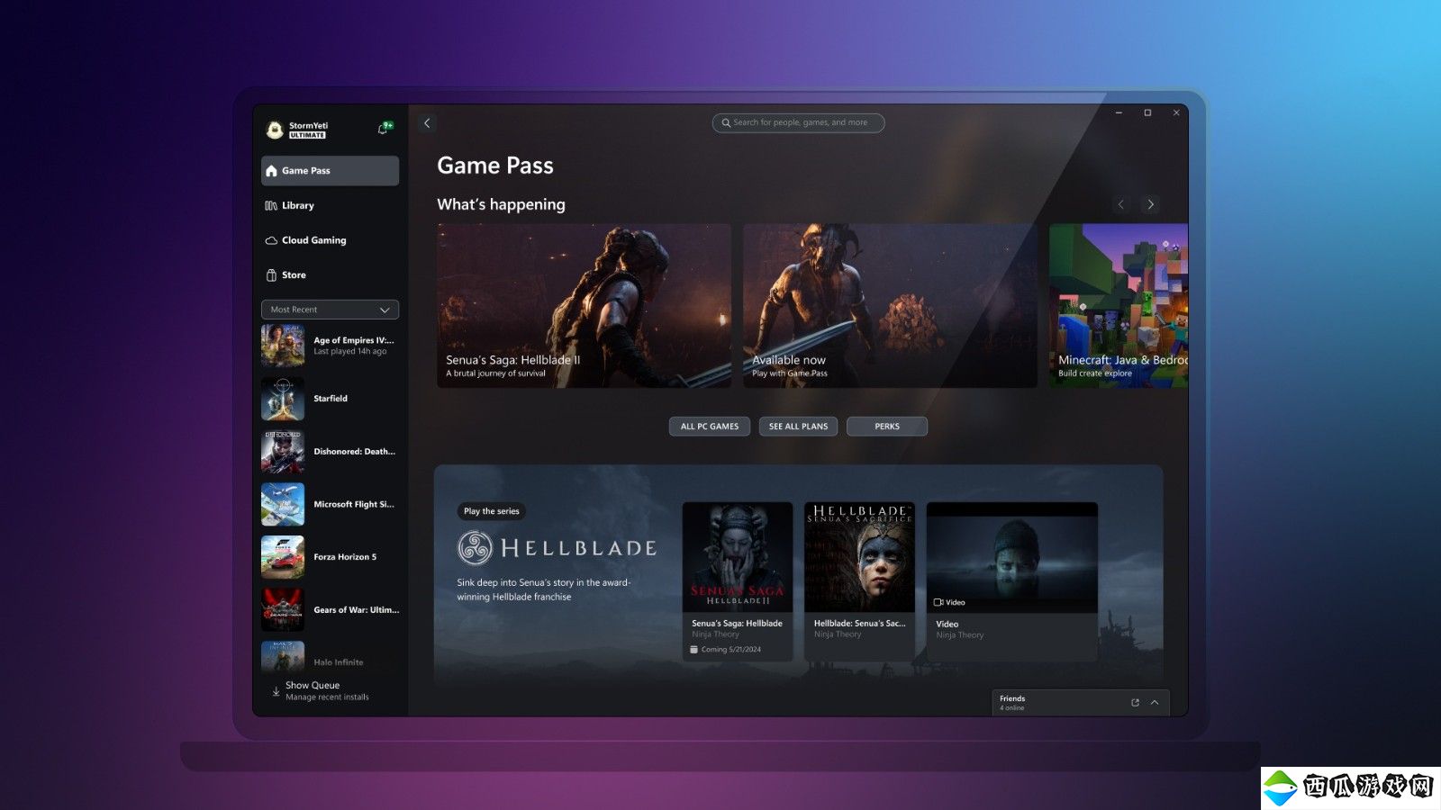 微软正式为部分Xbox云游戏添加PC键鼠支持