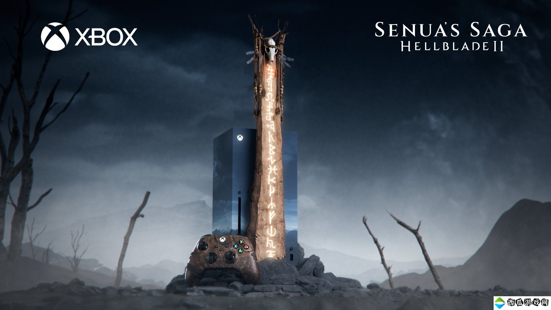 Xbox展示《地狱之刃2》定制Xbox Series X主机 只送不卖