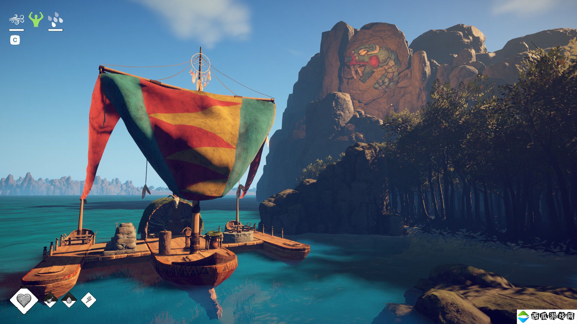 开放世界生存建造游戏《求生岛：不老泉传说》 现已推出1.0正式版