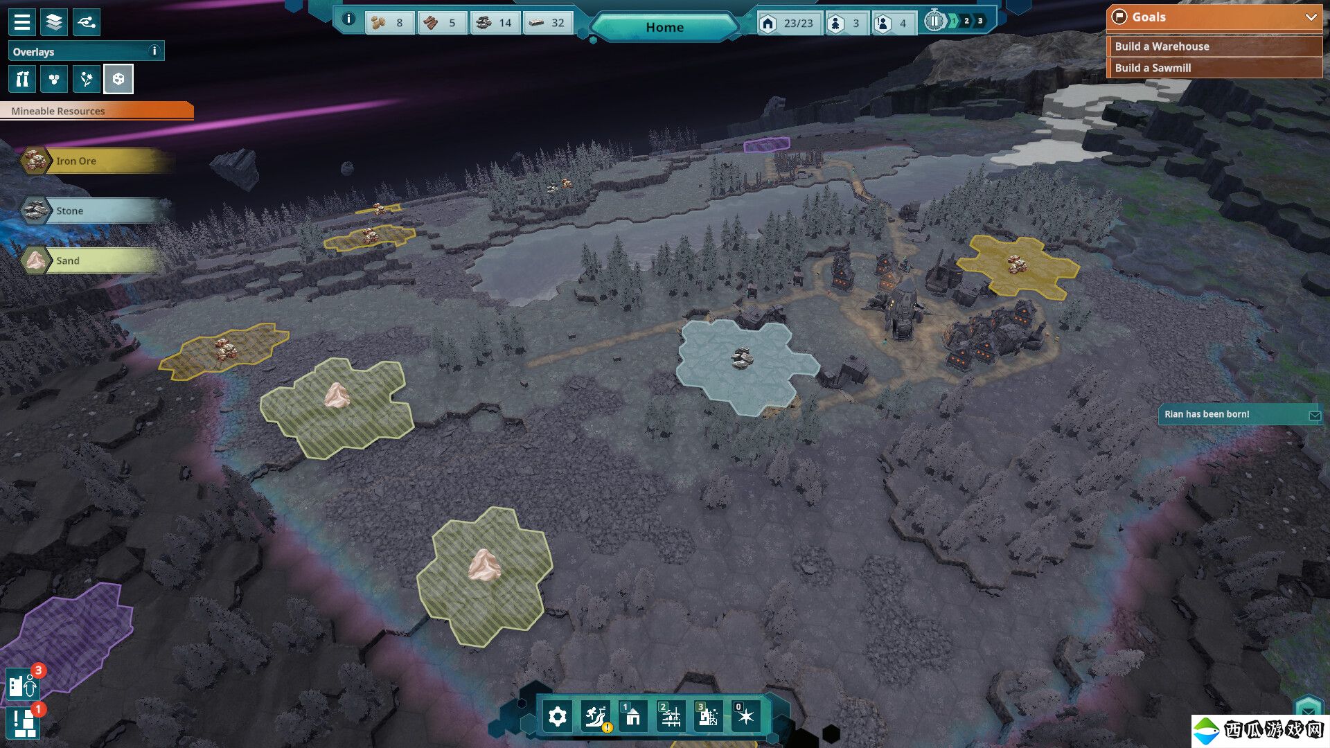 奇幻风城市建造模拟游戏《繁星之海》现已在Steam平台推出试玩Demo