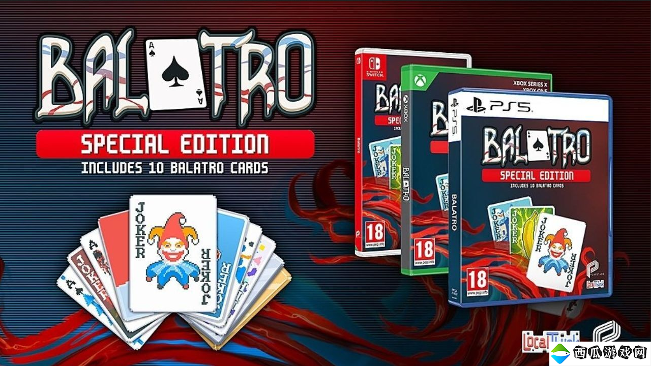 《小丑牌》主机实体版开启预购 包括10张实体卡牌