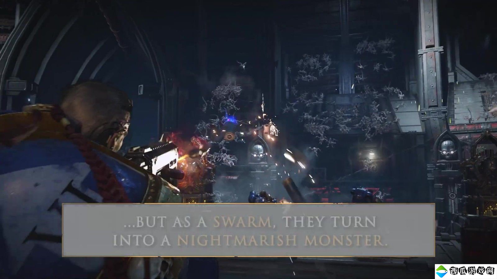 《战锤40K：星际战士2》新预告展示海量泰伦虫群