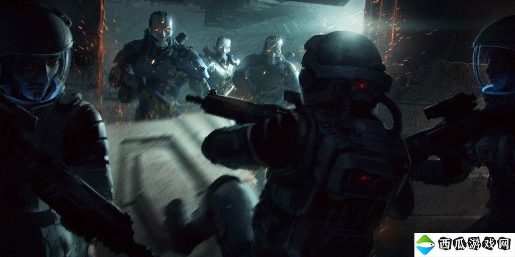 科幻RPG游戏《Exodus》新概念艺术图 与外星人激战